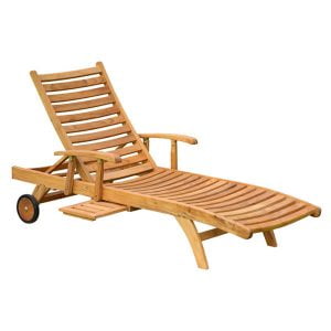 Teak Lounger TOTSL001 - Wholesale Teak wood loungers factory direct