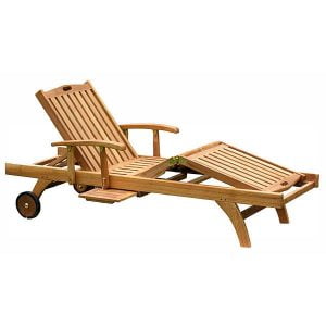 Teak Lounger TOTSL002 - Wholesale Teak wood loungers factory direct