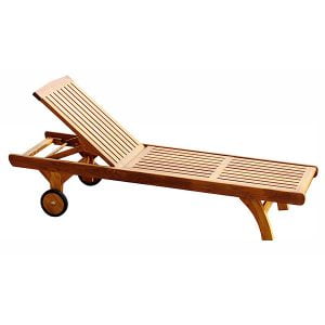 Teak Lounger TOTSL004 - Wholesale Teak wood loungers factory direct