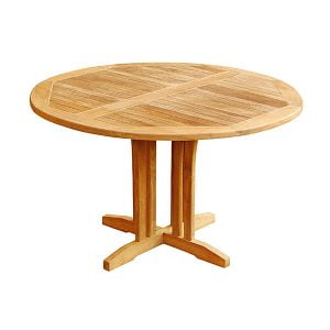 Round Wooden Garden Table - TOTT035