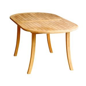 Oval Wooden Garden Table - TOTT039
