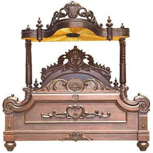 Half Canopy Bed 111